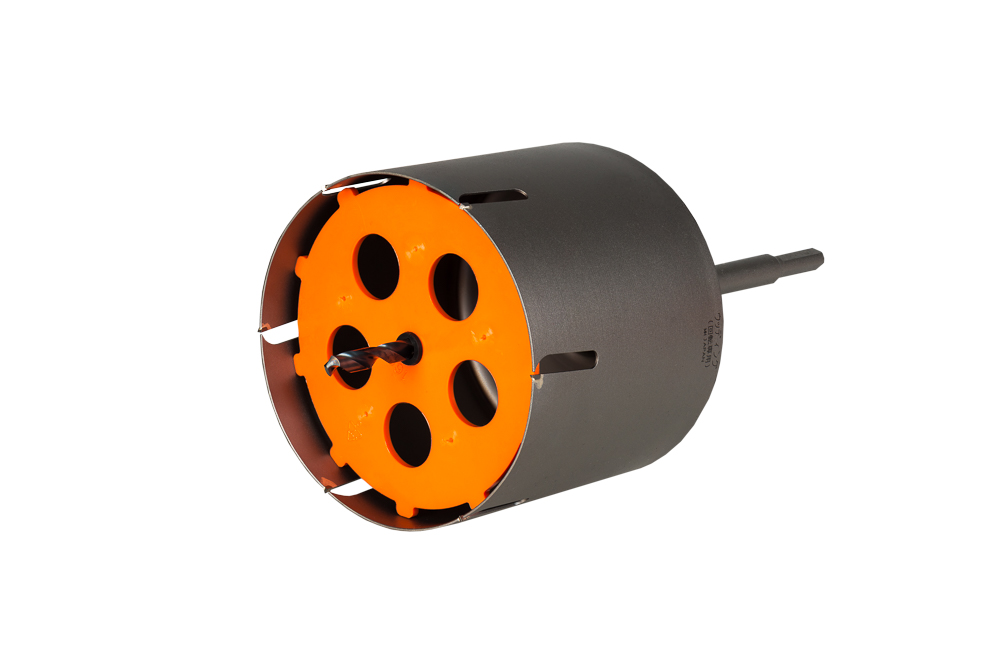 Kronenbohrer 150 mm Kronenbohrer Ø 150 mm und 300 mm lang für handelsübliche Handbohrmaschinen