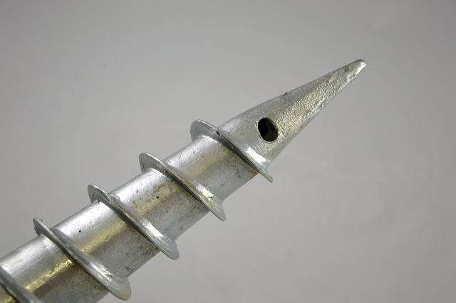 Schraubfundament Detail Abbildung Schraubfundament Spitze