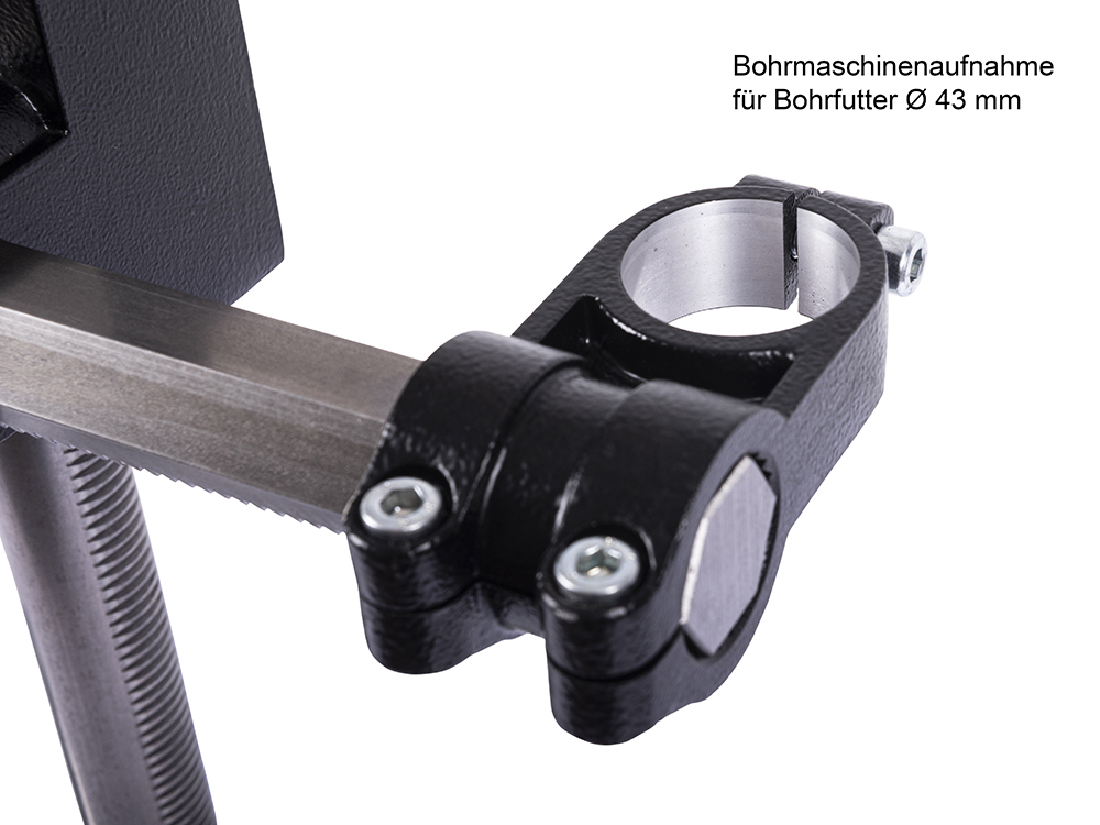 Abbildung Bohrmaschinenaufnahme für Bohrfutter Durchmesser 43 mm