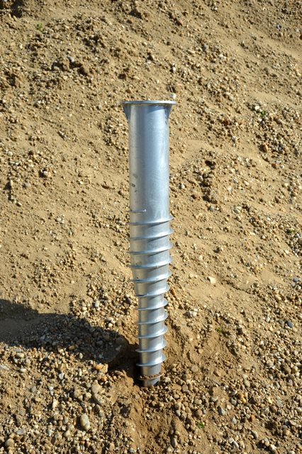 Schraubfundament zum Eindrehen 114 x 1000 mm