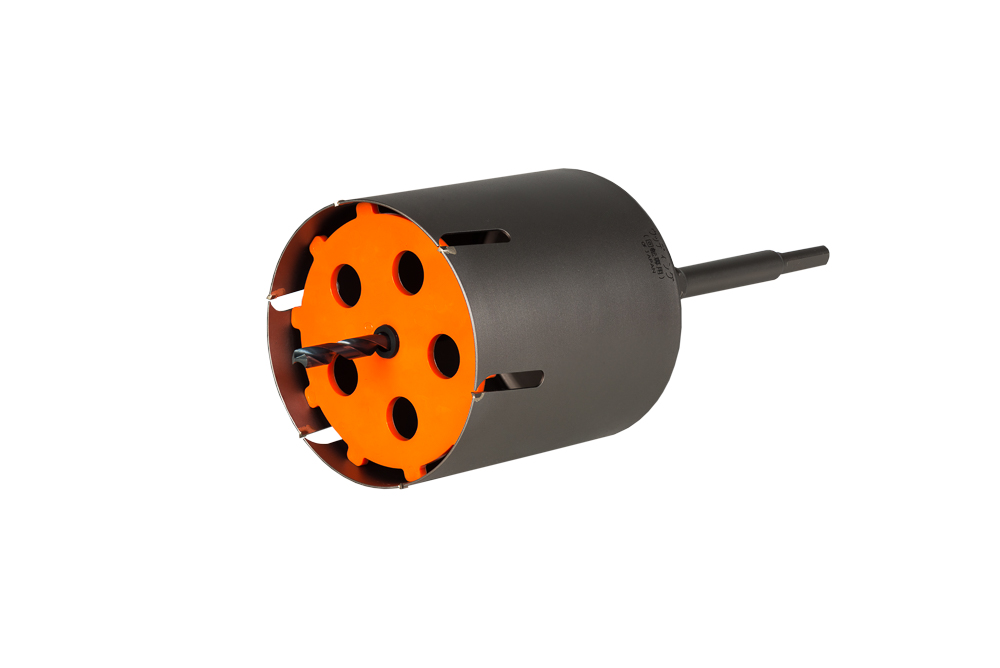 Kronenbohrer 120 mm Kronenbohrer Ø 120 mm und 300 mm lang für handelsübliche Handbohrmaschinen