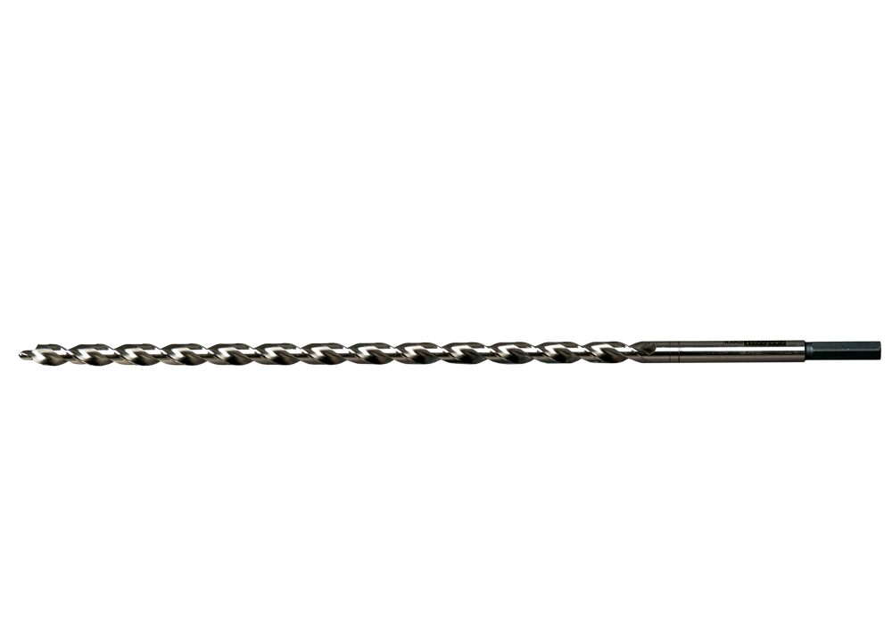 Stufenbohrer Durchmesser 8 mm und Länge 300 mm für Bohrung in Holz mit Stahlblech