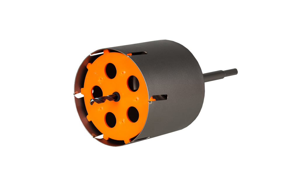 Kronenbohrer 130 mm Kronenbohrer Ø 130 mm und 300 mm lang für handelsübliche Handbohrmaschinen