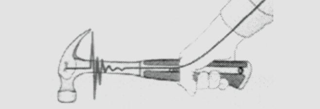 Abbildung Latthammer ergonomisch